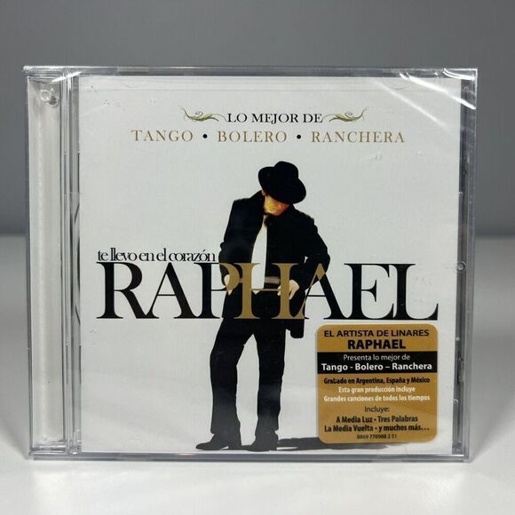 RAPHAEL - Te Llevo En El Corazon - Lo Mejor De Tango - Bolero - Ranchera CD New - Picture 1 of 4